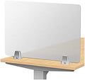 Frosted Acrylic Privacy Panel for Free Standing Desk - Portable Divider for Office & Home - Student Test Shield - Enhances Focus & Reduces Distractions