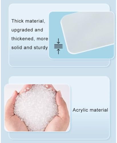 Acrylic Privacy Screen Divider, Portable Desk Partition Panel for Workstations, Frosted Visual Distractions Shield, Ideal for Offices & Schools (Clear-B, 39.4x11.8in)