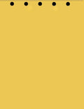 Limited Papers(TM) Writing and Copy Paper, Variation of Colors 8.5" x 11", 5 Hole Top-Punched, 20 Pound Text, 500 Sheets Per Ream. (500, Gold)