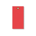 SmartSign (Pack of 1000) 4.75 x 2.375 inch “Red” Blank Tyvek Shipping Tags with Metal Eyelets, Size #5, 8 mil Thick Tyvek