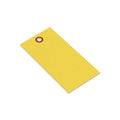 SmartSign (Pack of 1000) 4.75 x 2.375 inch “Yellow” Blank Tyvek Shipping Tags with Metal Eyelets, Size #5, 8 mil Thick Tyvek, Made in USA