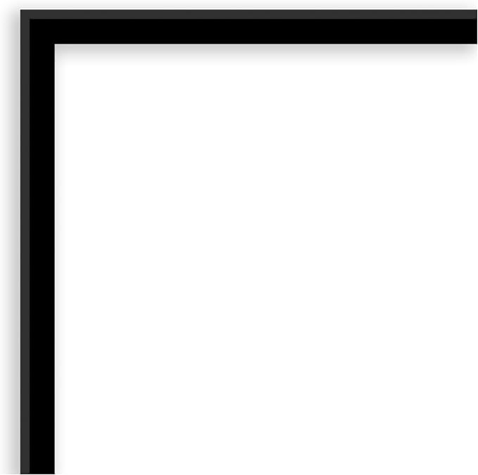 Amanti Art Black Framed Magnetic Board 25x37 Large Vision Board for use with Magnets, 100% Metal Sheet to Display Items as Office Decor or for Home Organization in mudroom, Kitchen or Kids Room