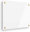 Ships Next Day, Made in USA - Acrylic Dry Erase Board | Non-Magnetic Dry Erase Board | Hanging Frameless White Board | Acrylic for Office, School and Home Walls | for Kids & Adults (White - 30x48)