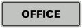 Signs ByLITA Standard Office Sign - Professional Business Signage - Easy to Install (Lt Gray) - Large 1 Pack