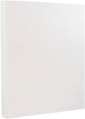 JAM PAPER Strathmore 28lb Paper - 105 gsm - 8.5 x 11 - Bright White Wove - 100 Sheets/pack