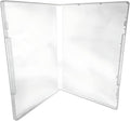 (200) CheckOutStore Plastic Storage Cases for Rubber Stamps, 1/2" (14mm) inch Spine Size (Clear)