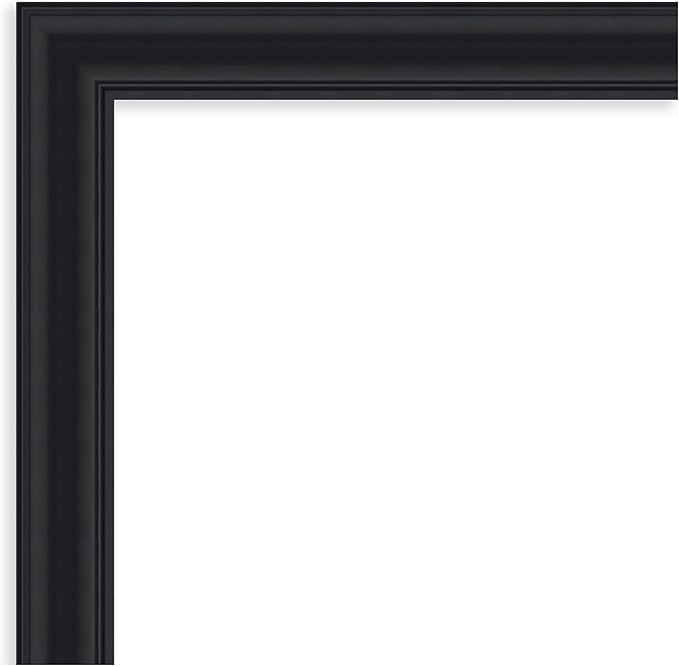 Amanti Art Black Framed Magnetic Board 16x16 X-Small Vision Board for use with Magnets, 100% Metal Sheet to Display Items as Office Decor or for Home Organization in mudroom, Kitchen or Kids Room