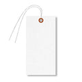 SmartSign Blank Tyvek Shipping Tags with Wire, Size #8 | 6 1/4" x 3 1/8", Pack of 1000, White