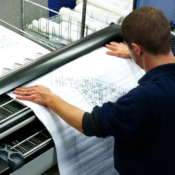 Limited Papers Engineering White Bond | Precision Printing with 36" x 650' Limited Papers CAD Paper Roll (2 Pack, 3" Core), Ensuring Consistent Results and Optimal Clarity,
