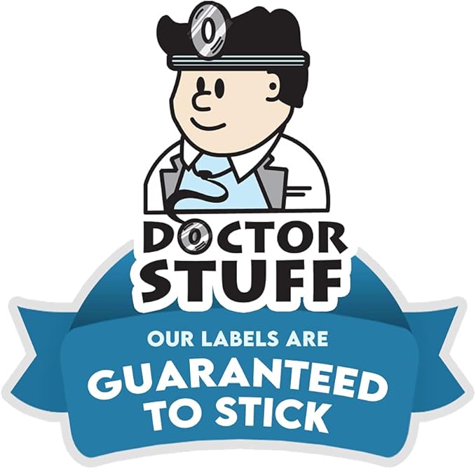 Doctor Stuff - File Folder Labels, Terminal Digit Filing, Consecutive Double Digit Numbers 10-19, Compatible with SMEAD DDS - SMDM Series Chart Stickers, Light Blue, 1" x 1-1/2", 500/Roll