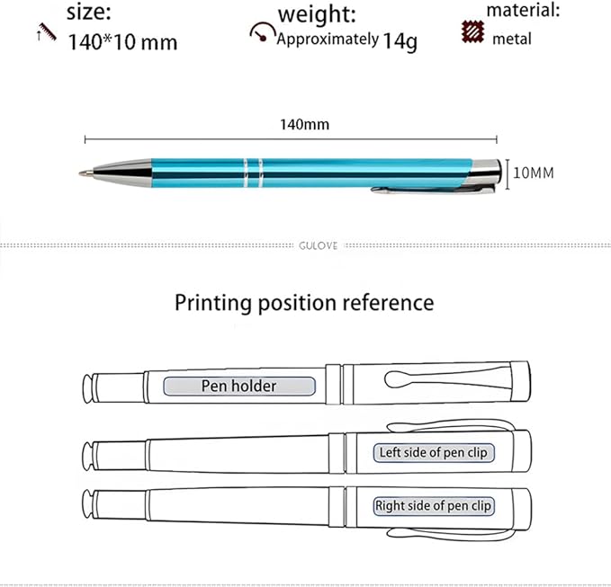 Yucold Customized ballpoint pens in bulk, personalized ballpoint pens with free engraving, for use in companies, enterprises, graduation anniversaries (Rose gold,26)