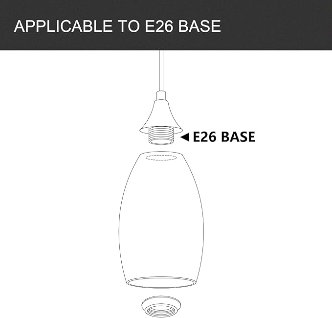 Fixture Replacement Globe Shade,Lampshade for E26 Base 1-5/8 Inch Fitter, Color Art Glass Oval Lampshade Cover for Pendant Kitchen Wall Sconce Chandelier Vanity Light (3, Orange)