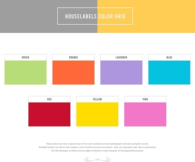 HOUSELABELS 4" x 6" Red Shipping Labels on 1" Core Compatible with Zebra and Rollo Printers, 8 Rolls / 250 Labels per Roll
