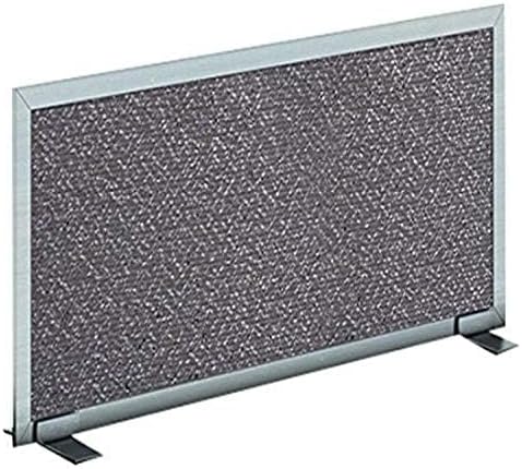 OBEX Acoustical Free Standing Privacy Screen, Cubicle Accessories Desk Privacy Panel, Desk Dividers for Office, Office Furniture Partitions Portable Sound Proof Dividers, 18" x 48", Graphite