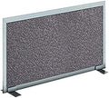 OBEX Acoustical Free Standing Privacy Screen, Cubicle Accessories Desk Privacy Panel, Desk Dividers for Office, Office Furniture Partitions Portable Sound Proof Dividers, 18" x 24", Graphite