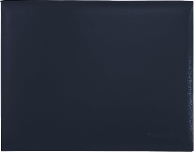 GraduationMall 8.5"x11" Smooth Padded Diploma Cover Certificate Holder Darkblue,6-Packs