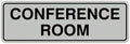 Standard Conference Room Sign - Lt Gray - Small 10 Pack