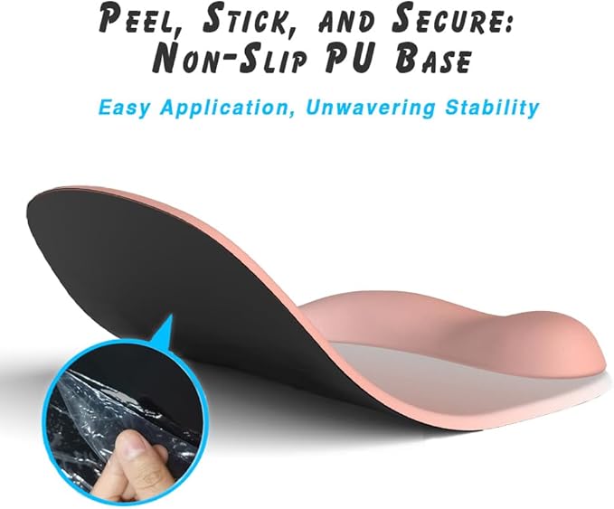 ErgoEase Ergonomic Mouse Pad with Gel Wrist Support - Premium Lycra Fabric, Non-Slip, Ideal for Laptop & Desktop, Office & Gaming，Desk Accessories (06Pink Serenity)