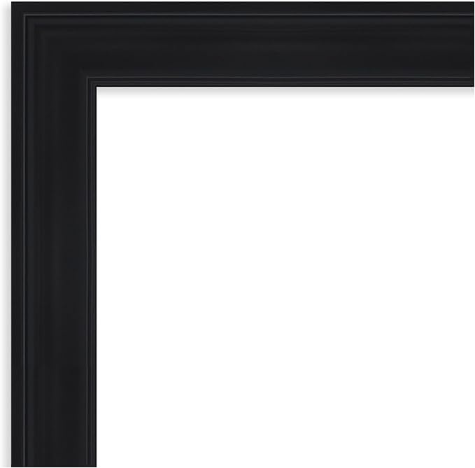 Amanti Art Black Framed Magnetic Board 21x29 Medium Vision Board for use with Magnets, 100% Metal Sheet to Display Items as Office Decor or for Home Organization in mudroom, Kitchen or Kids Room