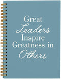 OXW Blue Meeting Notebooks for Work, Leadership Gifts Office Work Notebook Journal for Writing Note Taking, Thank You Gifts for Women Men Leader Boss Mentor Principal Manager, 5.5"x8.3"
