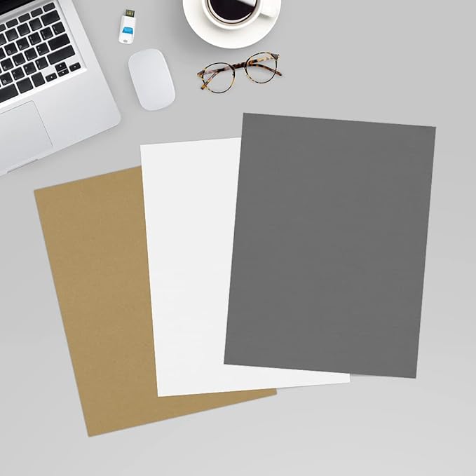 LUXPaper 8.5" x 11" Cardstock | Letter Size | Sterling Gray Linen | 100lb. Cover | 250 Qty