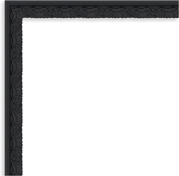 Amanti Art Black Framed Magnetic Board 22x22 Medium Vision Board for use with Magnets, 100% Metal Sheet to Display Items as Office Decor or for Home Organization in mudroom, Kitchen or Kids Room