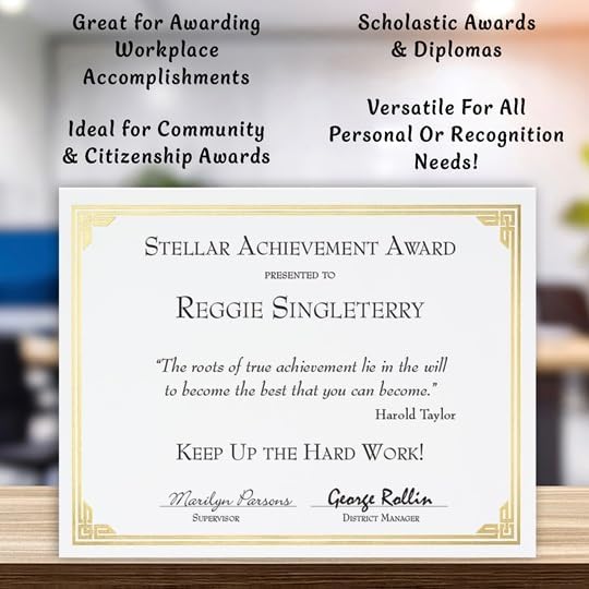 PaperDirect Gold on Cream Classic Specialty Certificates, 8½ x11, Foil Accents, 50 Count, Certificates And Awards Paper, For School, Work, Diplomas & Award Certificates