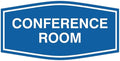 Fancy Conference Room Sign (Blue) - Small
