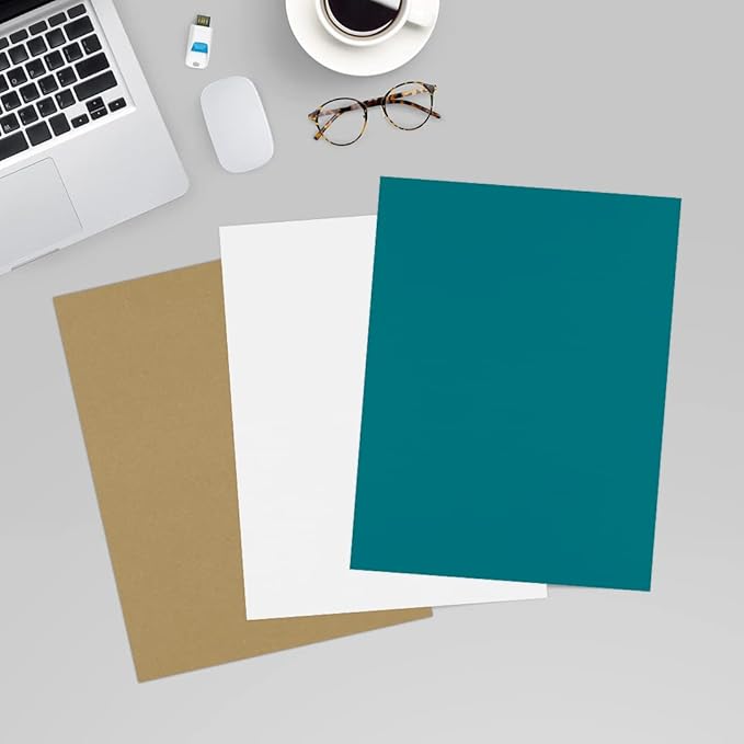 LUXPaper 8.5" x 11" Paper | Letter Size | Teal | 80lb. Text | 500 Qty