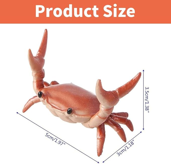 Crab Pen Holder for Desk, Cute Multifunctional Weightlifting Desk Crab Pencil Holder Organizer for Pens, Pencils & Makeup, Funny Desktop Decor Gift for Home Office School (Blue)