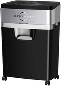 BONSEN Paper Shredder, 20-Sheet 60 Mins Nonstop Heavy Duty Paper Shredder for Office, 60dB Ultra Quiet Cross-Cut Shredder with 6.6 Gals Basket, Anti-Jam CD and Credit Shredder for Home Office (S3104)