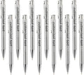 Yucold Customized ballpoint pens in bulk, personalized ballpoint pens with free engraving, for use in companies, enterprises, graduation anniversaries (Silver,390)