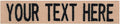 Northern Safari Custom Uniform Name Tapes Solid Colors. Coyote Tan Webbing, 5 Inch Hook Fastener (Uniform Ready Fastener)