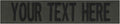 Custom Uniform Name Tapes Solid Colors. Olive Drab Webbing, 4 Inch Hook Fastener (Uniform Ready Fastener)