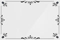 Acrylic Dry Erase Board for Wall with Stylish Border - Shipped Next Day, Made in USA, Non-Magnetic Whiteboard, Wall Mounted Board, Easy to Clean (White - 30x36)