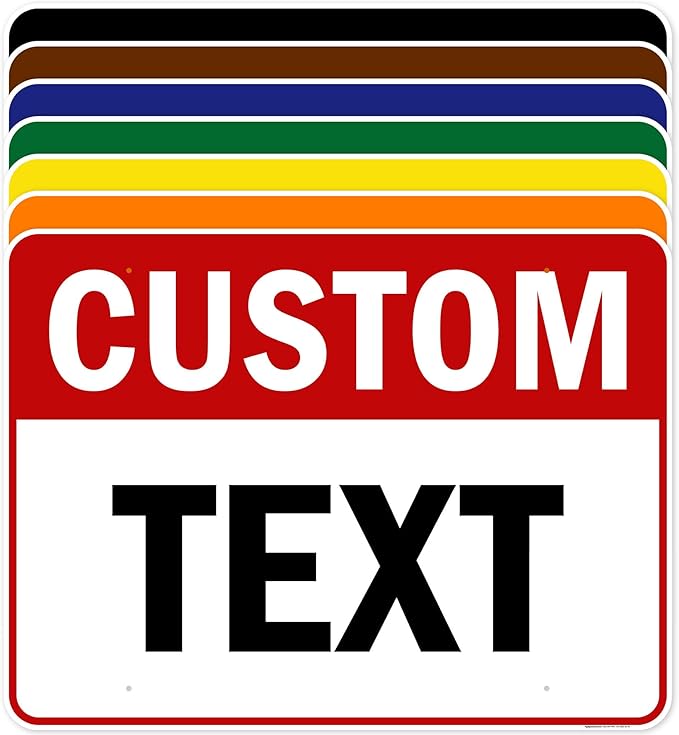 Custom Sign, Custom Sign for Business, Indoor/Outdoor use. 36x48 Inches, Rust Free DiBound, Fade Resistant, Made in USA by My Sign Center (Header)