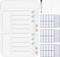 Dry Erase Chore Chart for Kids to Do List Magnetic Checklist Board Reusable RV Daily Routine Schedule Planning Boards with Blank Checklist Cardstock for Habit Tracker or Daily and Weekly Planner