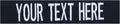 Custom Uniform Name Tapes Solid Colors. Dark Blue Fabric, 3.5 Inch Hook Fastener (Uniform Ready Fastener)