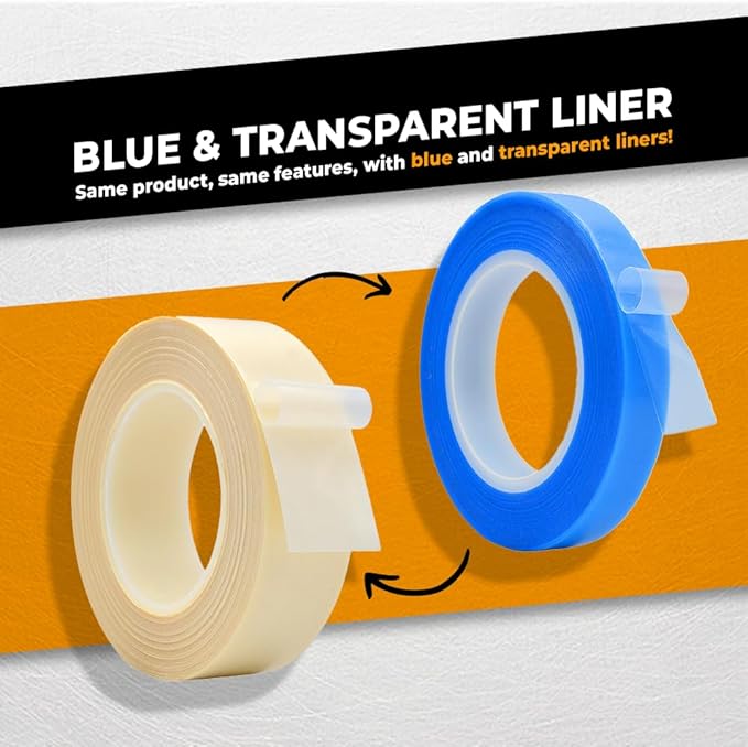 WOD SPT7A UHMW Polyethylene Transparent Film Slick Tape, 2 inch x 10 ft. Aggressive Adhesive - Ideal For Squeak Reduction, Drawers, and Bearings