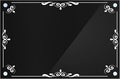 Acrylic Dry Erase Board for Wall with Stylish Border - Shipped Next Day, Made in USA, Non-Magnetic Whiteboard, Wall Mounted Board, Easy to Clean (Black - 11x14)