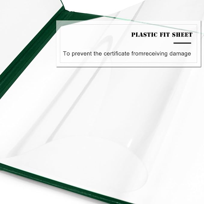 Diploma Cover 8.5” x11” Diploma Holder of Graduation Leatherette Padded Certificate（Tent Style),5-Pack