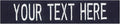 Custom Uniform Name Tapes Solid Colors. Made in The U.S.A. Ships Under 24 Hours. Blue Webbing, 3.5 Inch Sew on