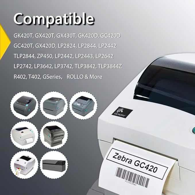 BETCKEY - 3" x 3" Multipurpose & Large Square Labels Replacement for Zebra & Label Printer,Premium Adhesive & Perforated[Mixed: Light Blue + Red + Green + Pink + Orange + Yellow, 6 Rolls, 3000 Labels]