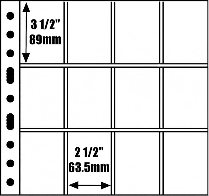 Ursae Minoris 3 D-Ring Large Format Zipper Binder for Up to 600 Sports/Trading Cards - Dark Blue