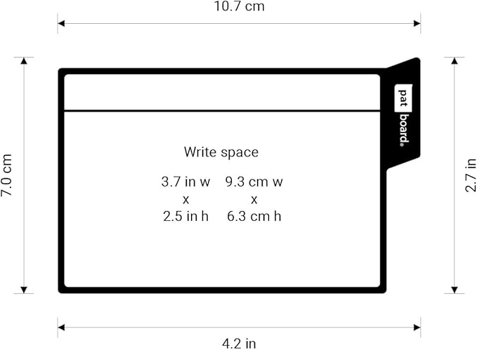PATboard Scrum Board and Kanban Board - 16 Task Cards Medium - with nanocups® for Glass - Mint Green