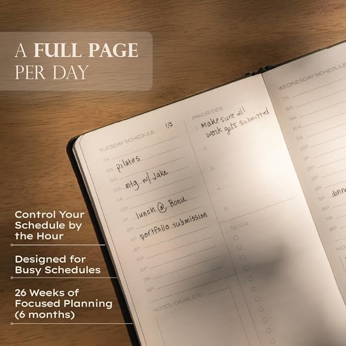 Anecdote 2026-2027 Planner: A Monthly, Weekly & Daily Planner with Calendar | 8.5" x 5.2" | Hardcover To-Do List Organizer, Planning Your Success, Start Anytime, Achieve Productivity Goals (Ink Blue)