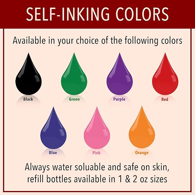 Custom Floral Address Stamp | Choose from 12 Designs | Multiple Ink Color Options | Envelope Return Address Stamp for Couple or Family (Design 11, Extra Large)