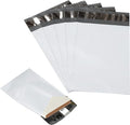 100 Pack Secure Seal White Poly Mailers - Safe Shipping With 32x32 Bags - E-Commerce Self Sealing 2 Mil Poly Envelopes for Shipping