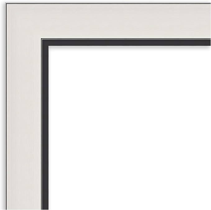 Amanti Art Silver Framed Magnetic Board 26x38 Large Vision Board for use with Magnets, 100% Metal Sheet to Display Items as Office Decor or for Home Organization in mudroom, Kitchen or Kids Room