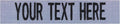 Custom Uniform Name Tapes Solid Colors. Made in The U.S.A. Ships Under 24 Hours. Chambrell Fabric, 5 Inch Hook Fastener (Uniform Ready Fastener)